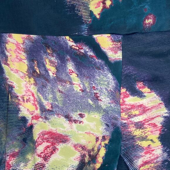 Onzie Abstract Print Yoga Leggings Multicolor Gym Activewear Pilates Size S - Picture 7 of 12